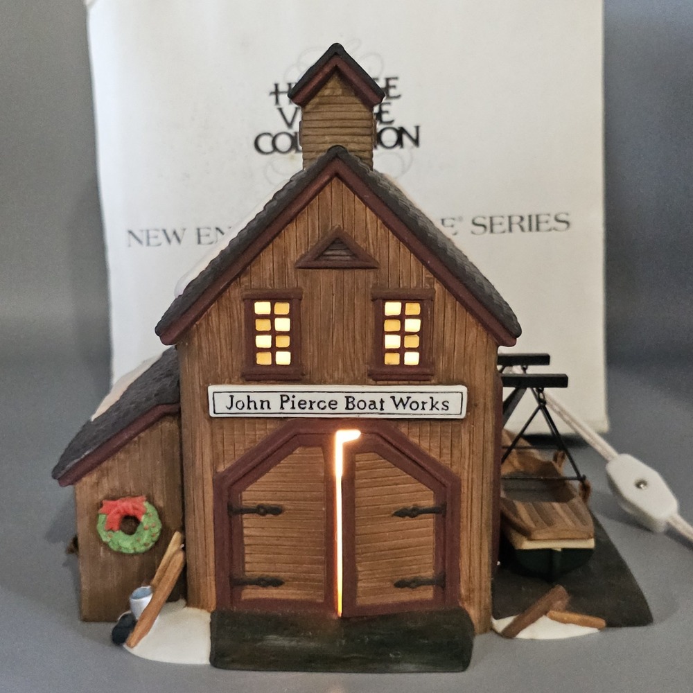 Dept 56 Heritage Village New England Village Pierce Boat Works 56573 Retired